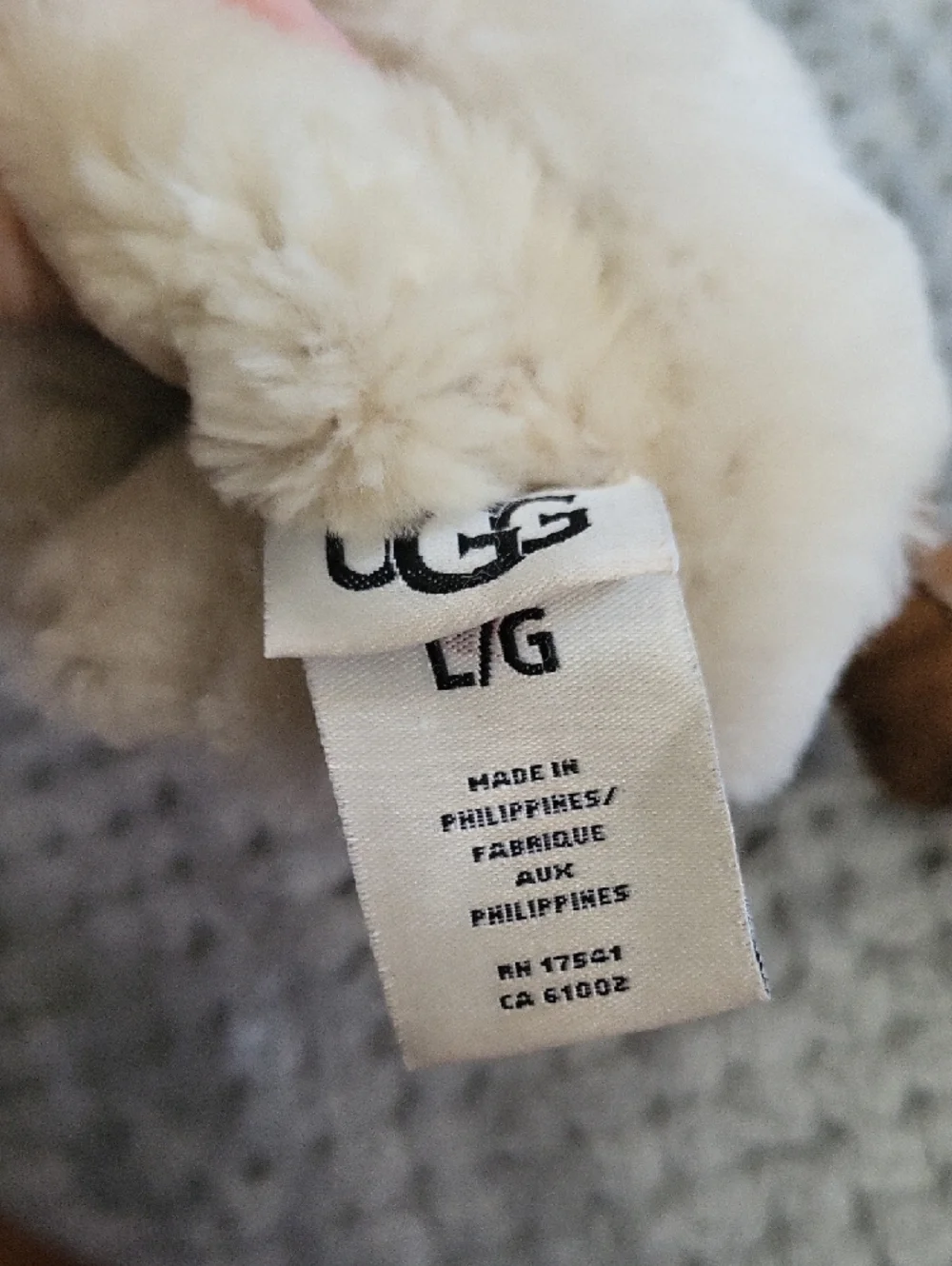 Ugg‎ Shearling-Lined Brown Suede Winter Gloves Size Large